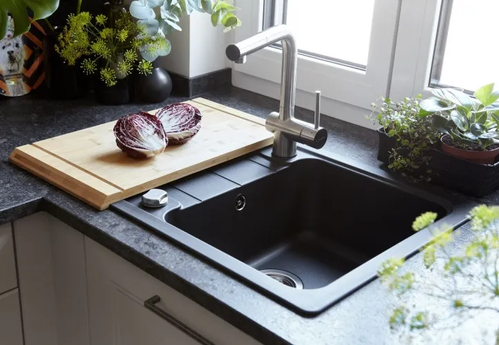 Кухонная мойка SCHOCK Formhaus 45 D Cristalite неро