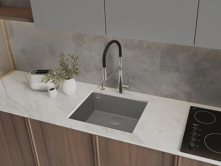 Кухонная мойка RIVELATO STRIA 6053 Titanio