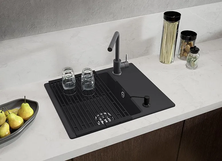 Кухонная мойка GRANFEST URBAN 658L черный