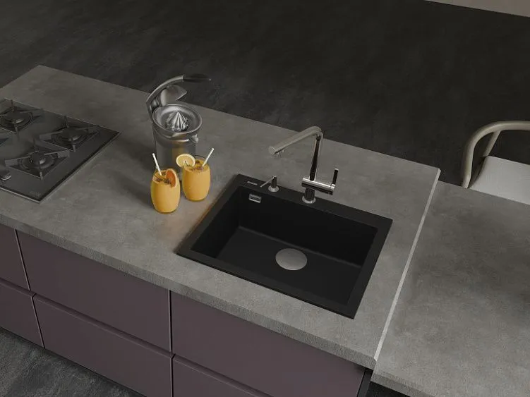 Кухонная мойка RIVELATO ZENO 6051 Nero profondo