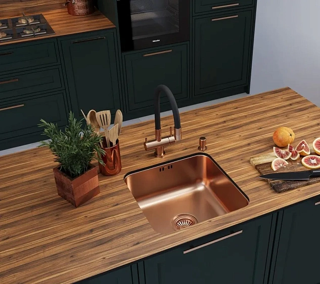 Кухонная мойка EMAR EMB-127A Nano Coppery