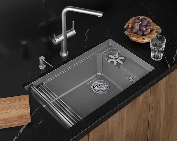 Кухонная мойка GRANULA 7309RU алюминиум