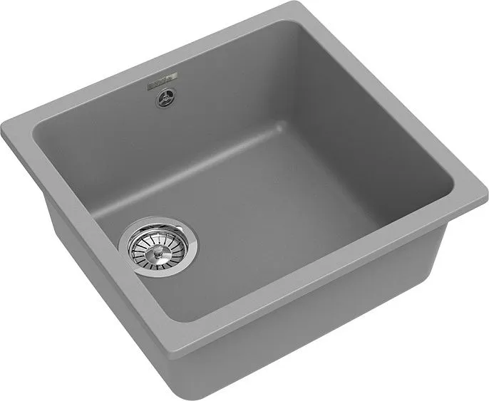 Кухонная мойка RIVELATO BERKANA 45 grigio metallizzato