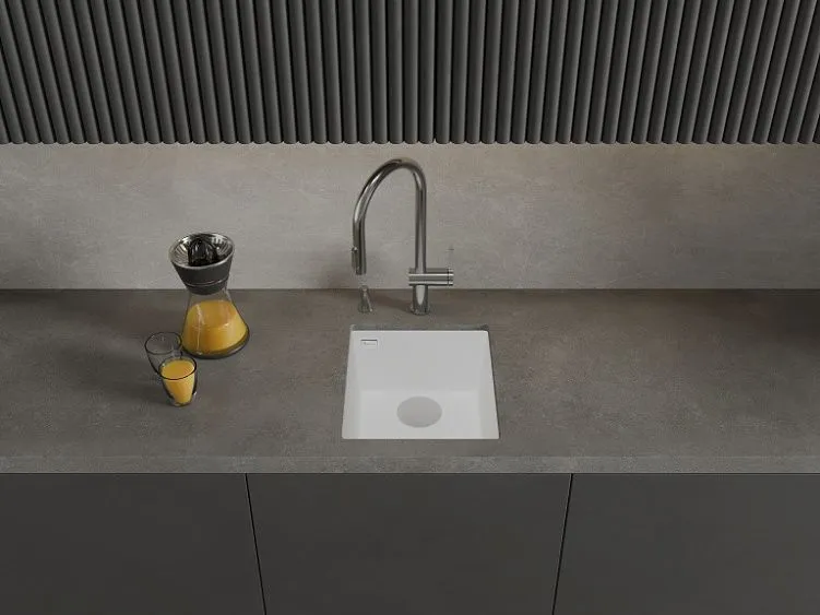 Кухонная мойка RIVELATO STRIA 4134 Bianco latte