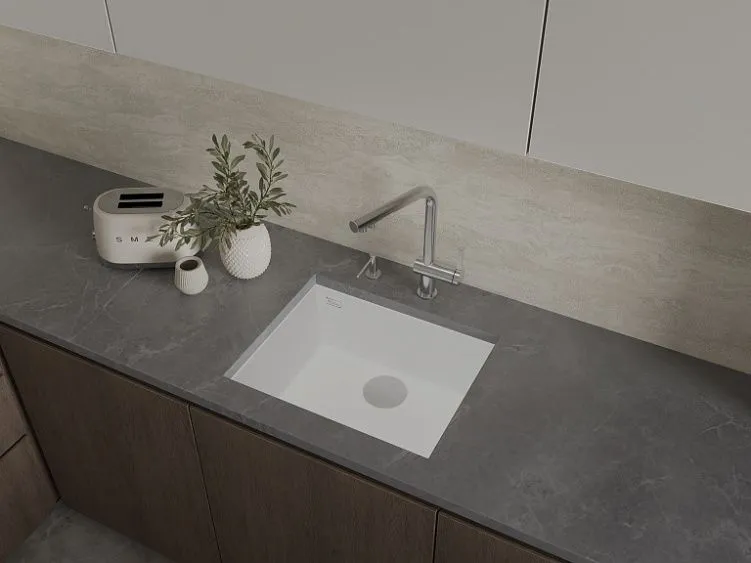 Кухонная мойка RIVELATO STRIA 5649 Bianco latte