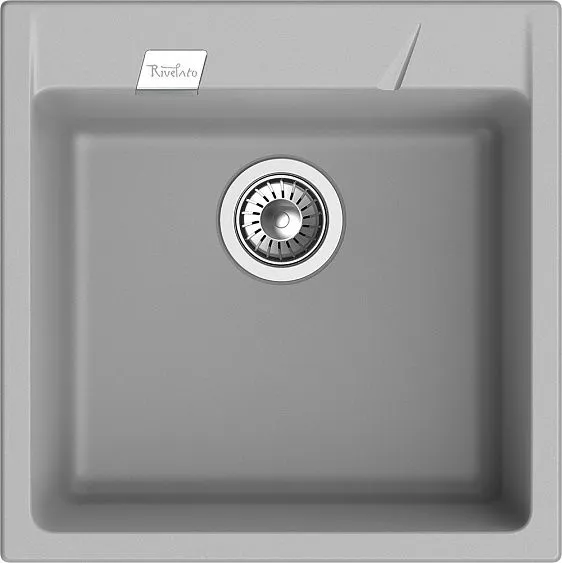 Кухонная мойка RIVELATO RAUM 50 grigio metallizzato