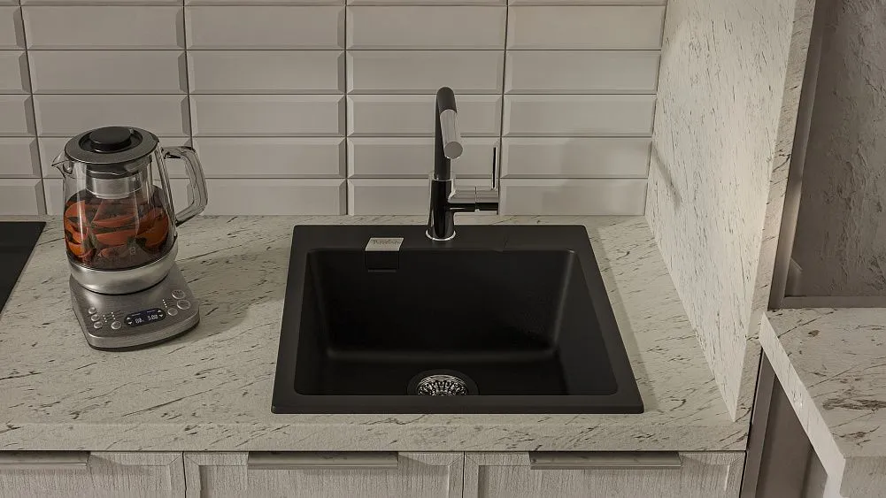 Кухонная мойка RIVELATO RAUM 50 antracite