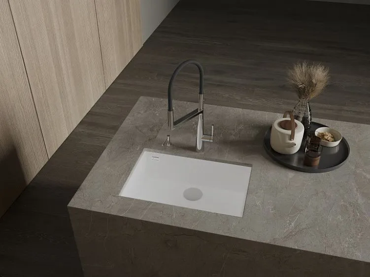 Кухонная мойка RIVELATO STRIA 6963 Bianco latte