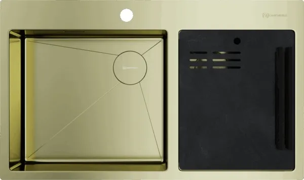 Кухонная мойка OMOIKIRI Akisame 86-2 Side-LG (4997048)