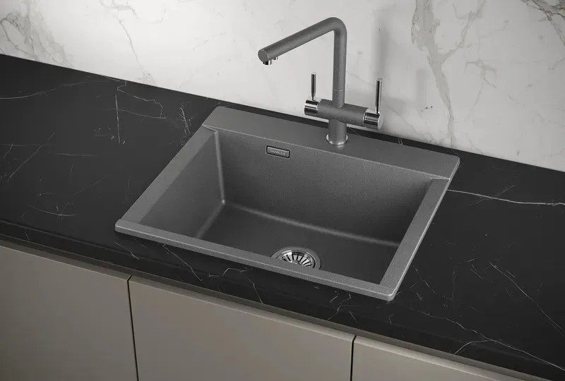 Кухонная мойка GRANULA ES-5804 графит