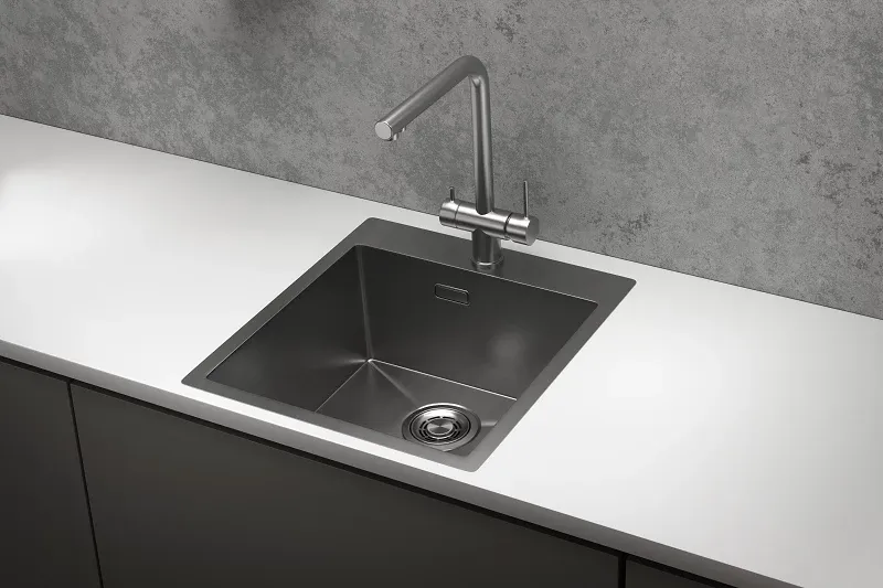 Кухонная мойка GRANULA GR-4600 сталь/сатин