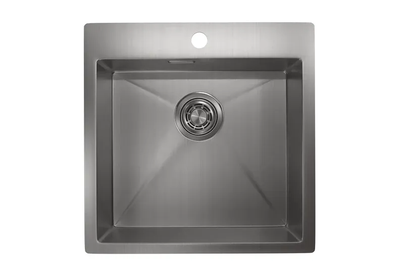 Кухонная мойка GRANULA GR-5151 сталь/сатин