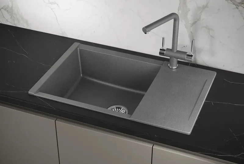 Кухонная мойка GRANULA ES-7807 графит