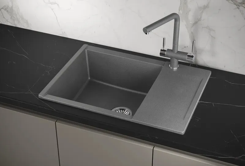 Кухонная мойка GRANULA ES-7003 графит