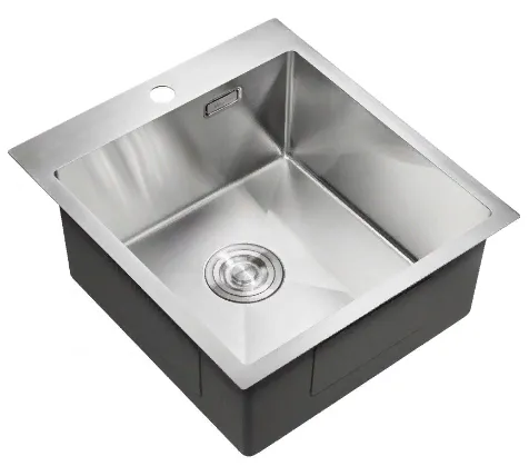 Кухонная мойка MILACIO Denia 46 Steel MC.77479 вороненая сталь