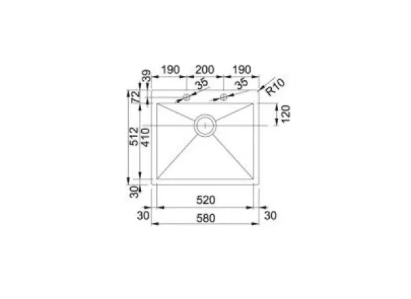 Кухонная мойка FRANKE ppx 210-58 tl с вент.