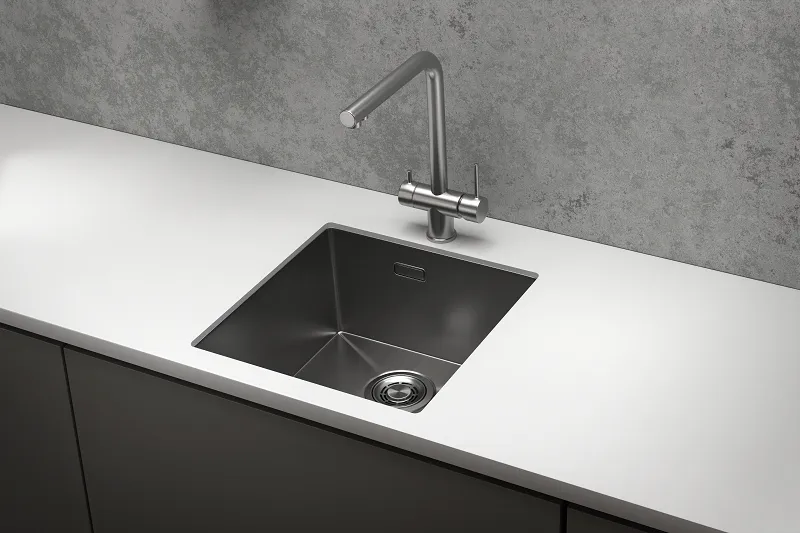 Кухонная мойка GRANULA GR-4445U сталь/сатин