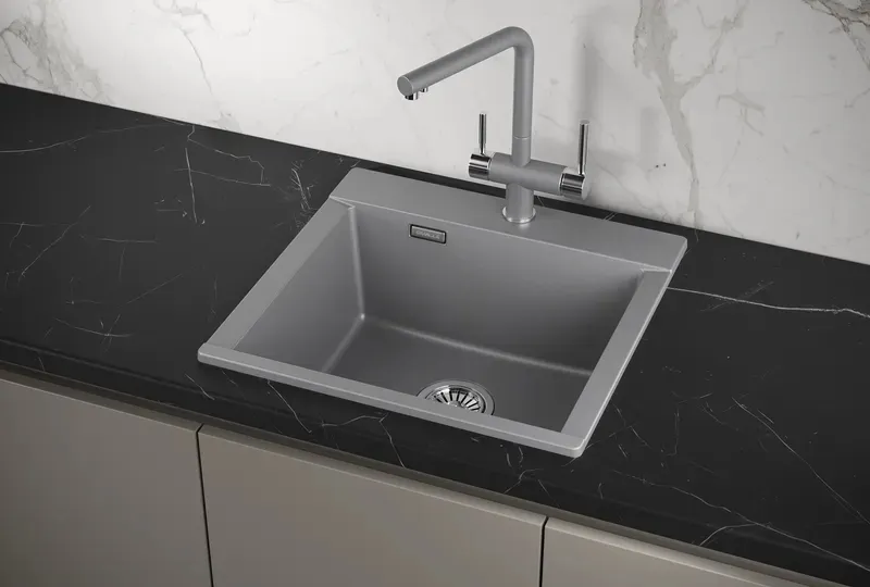 Кухонная мойка GRANULA ES-5201 алюминиум