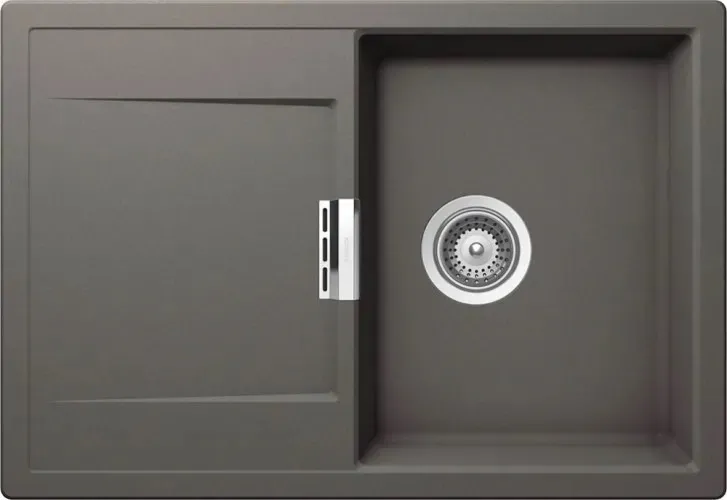 Кухонная мойка SCHOCK eton 45d cristadur серебристый камень