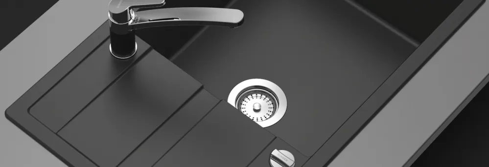 Кухонная мойка SCHOCK Optima 60D Max Cristalite неро