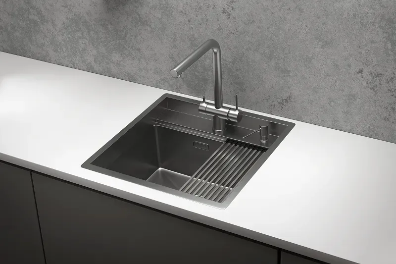 Кухонная мойка GRANULA KS-5051 сталь/сатин