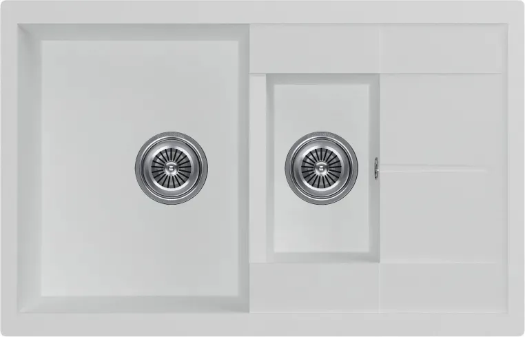 Кухонная мойка KUCHENSTERN FLUG 60-2 белый