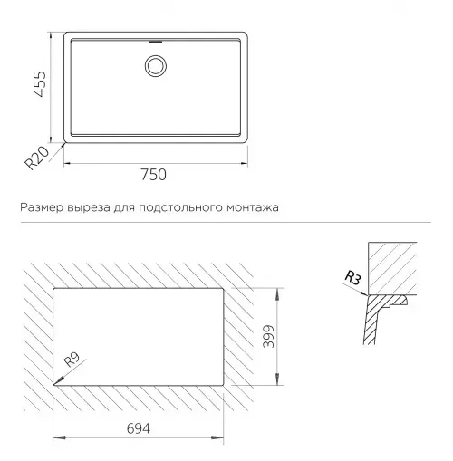 Кухонная мойка SCHOCK Greenwich 80U Cristadur магма