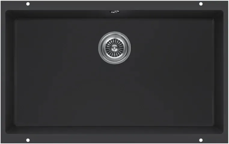 Кухонная мойка KUCHENSTERN UNDER 80 черный