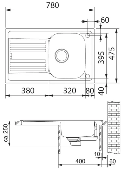 Кухонная мойка FRANKE efx 611