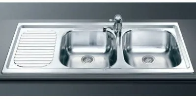 Кухонная мойка SMEG lx116s-2