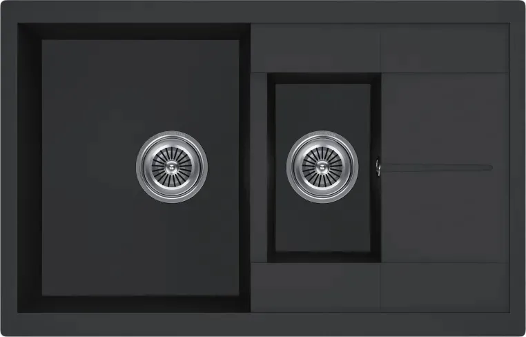 Кухонная мойка KUCHENSTERN FLUG 60-2 черный