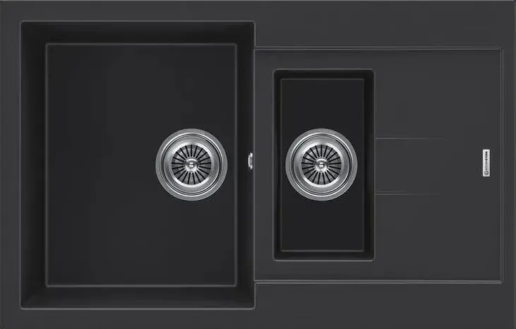 Кухонная мойка KUCHENSTERN PLAT 60-2 черный