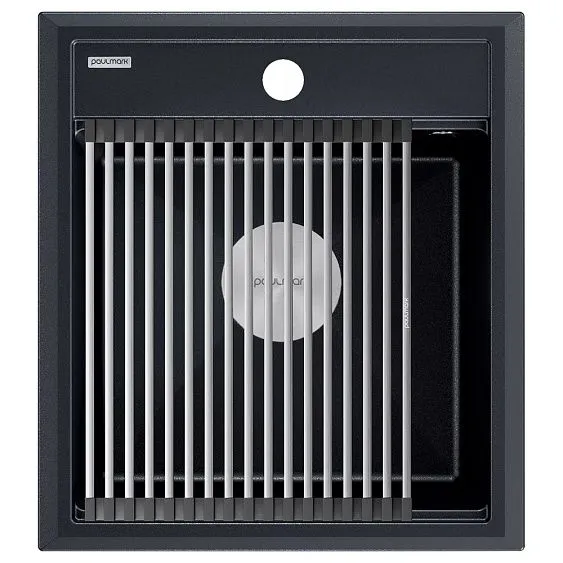 Кухонная мойка PAULMARK Stepia-450 PM114651-BLM