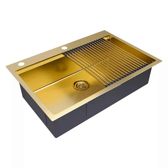 Кухонная мойка PAULMARK KRONER-PRO PM707551-BG