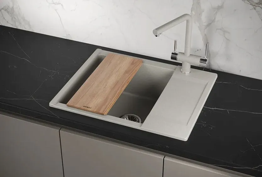 Кухонная мойка GRANULA ES-6202 базальт