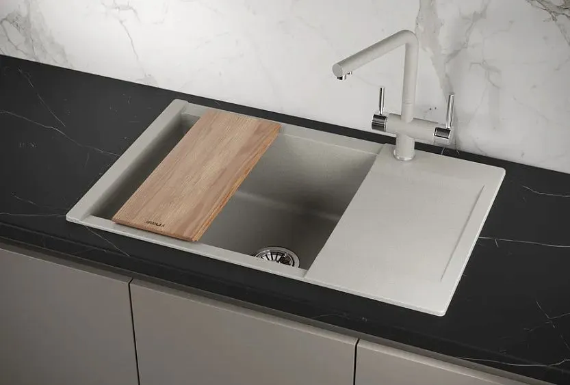 Кухонная мойка GRANULA ES-7807 базальт