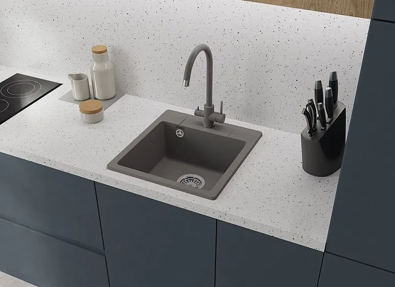 Кухонная мойка GRANFEST URBAN 245 темно-серый