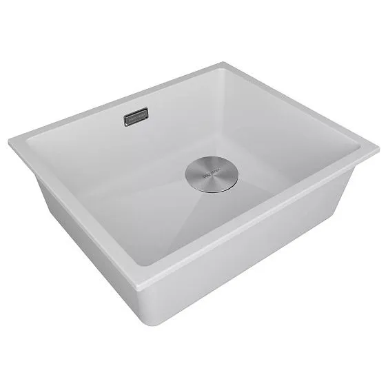 Кухонная мойка PAULMARK LUMI-SKEW LU55SK-WH