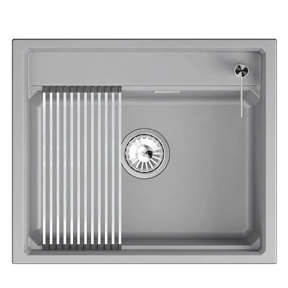 Кухонная мойка GRANULA KS-6003i алюминиум