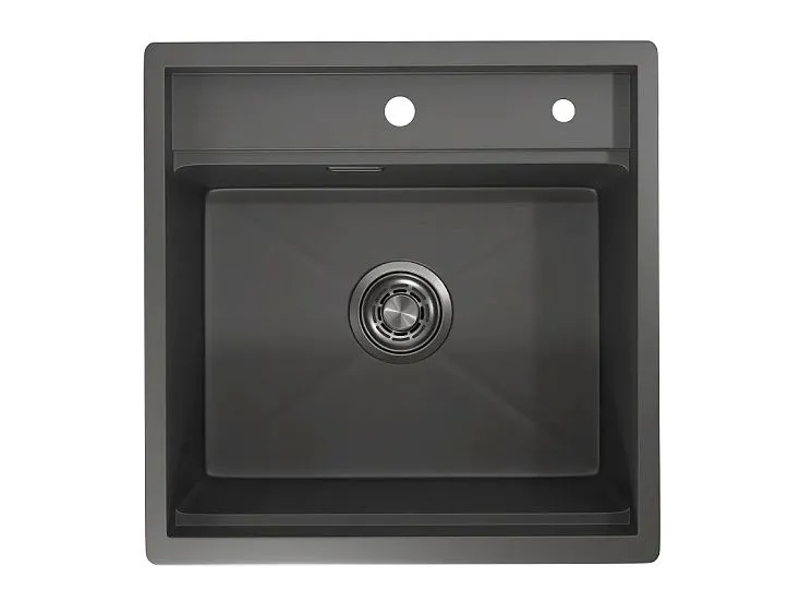 Кухонная мойка GRANULA KS-5051 графит/матовый