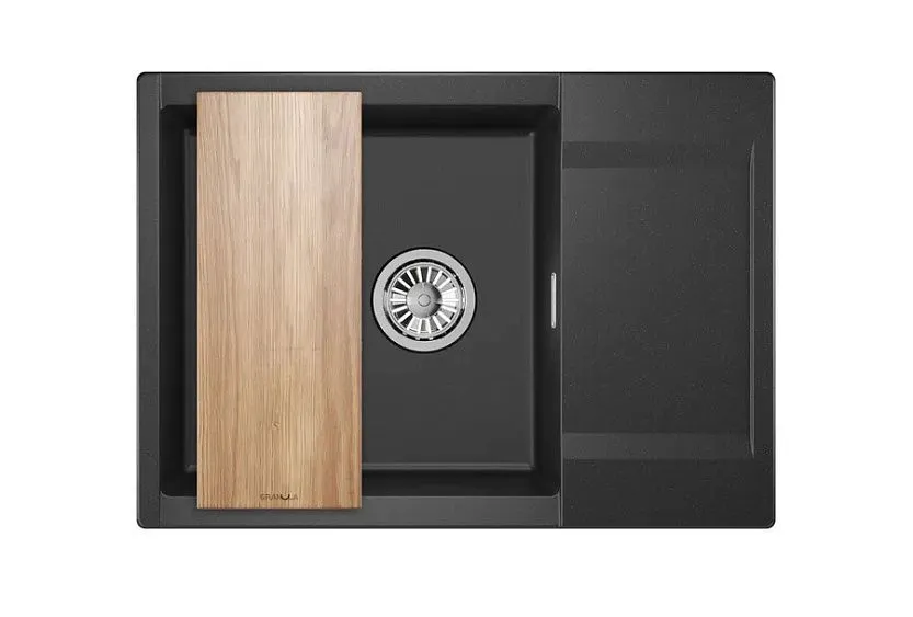 Кухонная мойка GRANULA ES-7003 черный