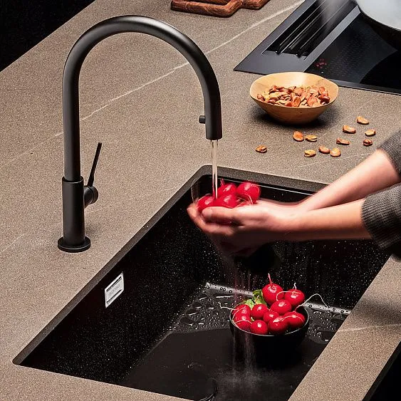 Кухонная мойка FALMEC ISEO 70 см BLACK (SIS7000F.00#CBF)