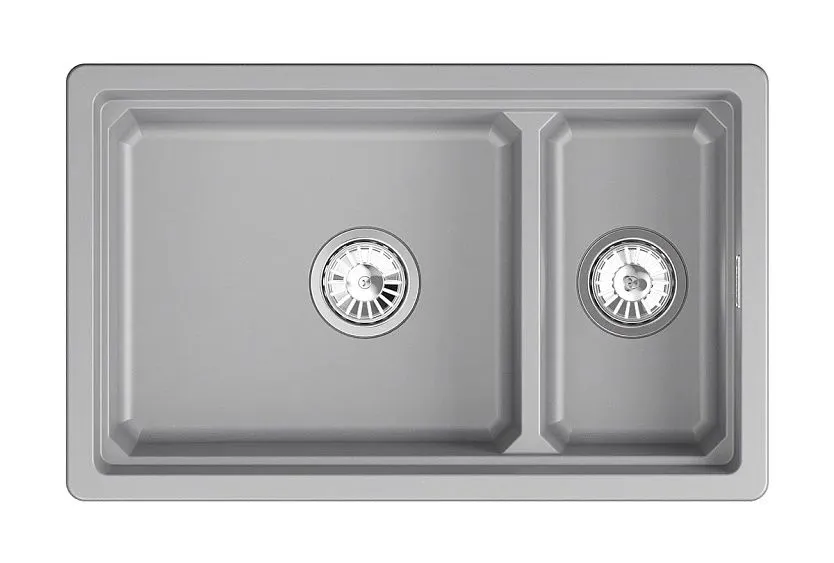 Кухонная мойка GRANULA KS-7304iU алюминиум