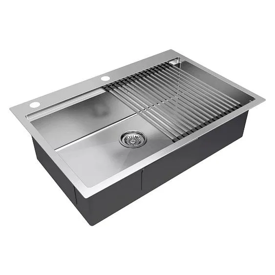 Кухонная мойка PAULMARK KRONER-PRO PM707551-BS