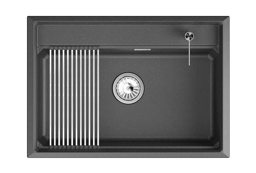 Кухонная мойка GRANULA KS-7301i шварц