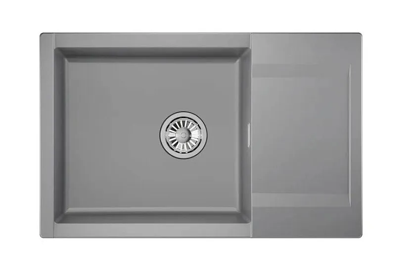 Кухонная мойка GRANULA ES-7807 алюминиум