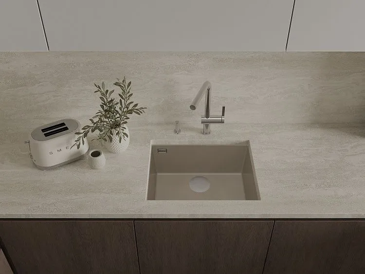 Кухонная мойка RIVELATO STRIA 5649 Sabbia