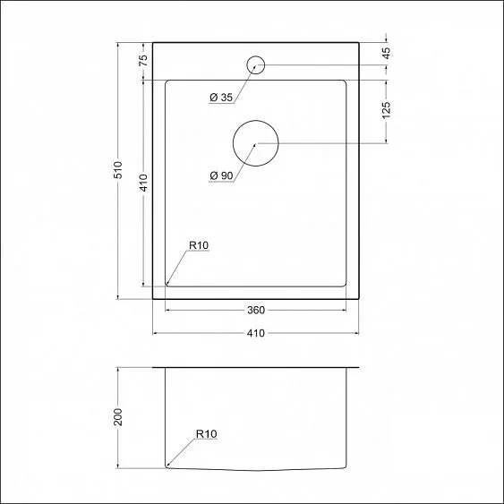 Кухонная мойка EMAR EMB-128A PVD Nano Satine