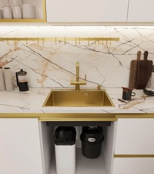 Кухонная мойка EMAR EMB-560(TOP) PVD Golden