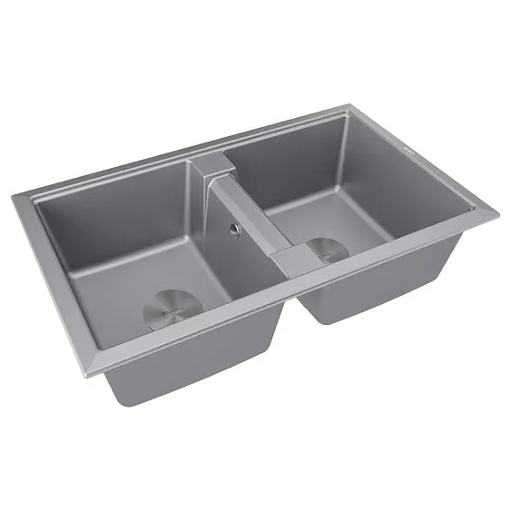 Кухонная мойка PAULMARK Tandem PM238150-GRM